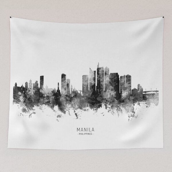 Item preview, Manila Philippines Skyline designed and sold by ArtPrints.
