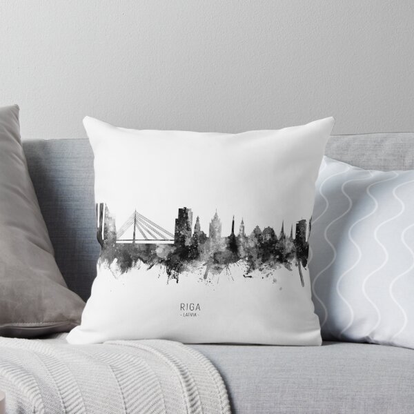 Item preview, Riga Latvia Skyline designed and sold by ArtPrints.