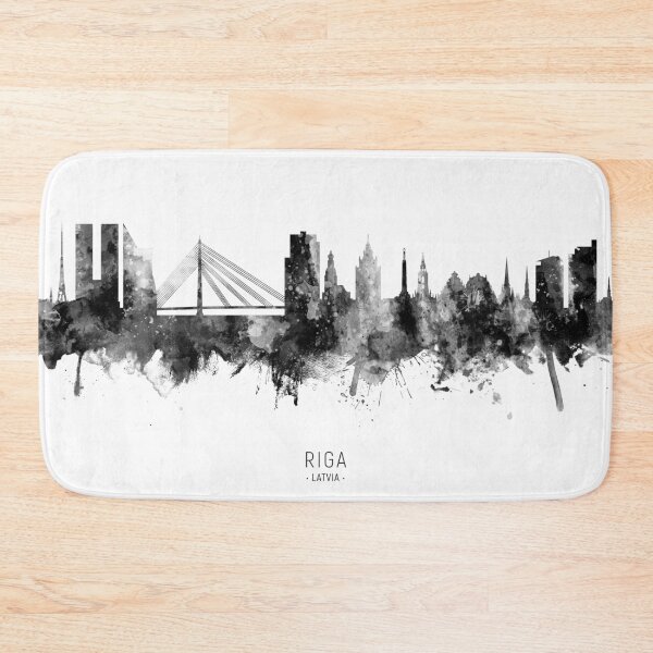 Item preview, Riga Latvia Skyline designed and sold by ArtPrints.
