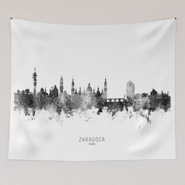 Item preview, Zaragoza Spain Skyline designed and sold by ArtPrints.