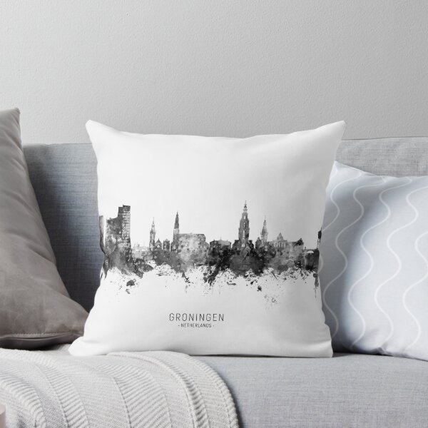 Item preview, Groningen The Netherlands Skyline designed and sold by ArtPrints.