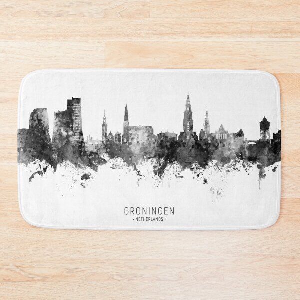 Item preview, Groningen The Netherlands Skyline designed and sold by ArtPrints.