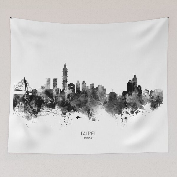 Item preview, Taipei Taiwan Skyline designed and sold by ArtPrints.