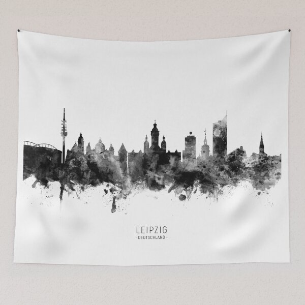 Item preview, Leipzig Germany Skyline designed and sold by ArtPrints.
