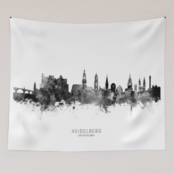Item preview, Heidelberg Germany Skyline designed and sold by ArtPrints.