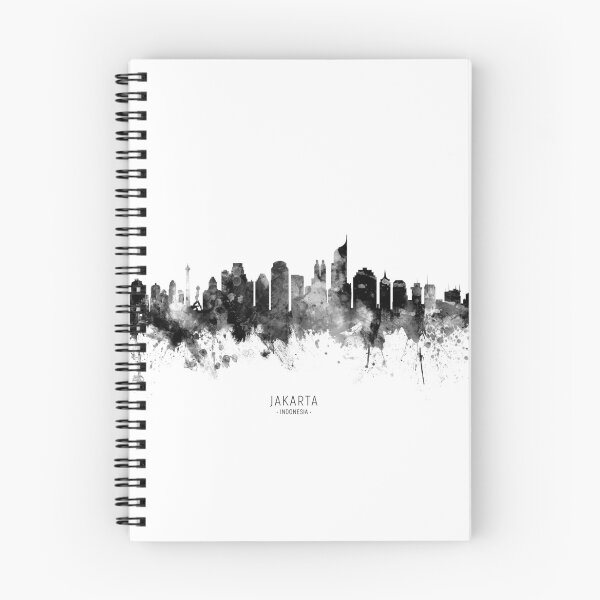 Item preview, Jakarta Skyline Indonesia designed and sold by ArtPrints.