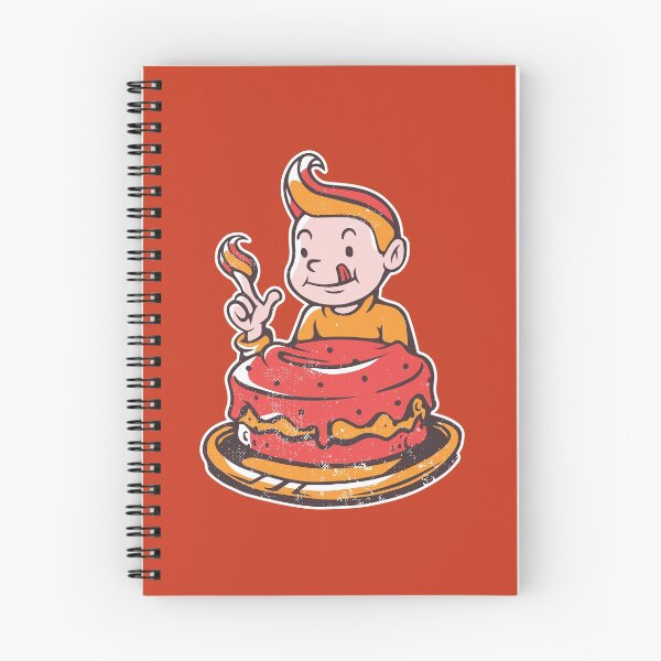 Item preview, cute boy is eating cake designed and sold by DerSenat.