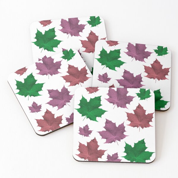 Item preview, decorative leaves colored purple variant designed and sold by CREATINERY.