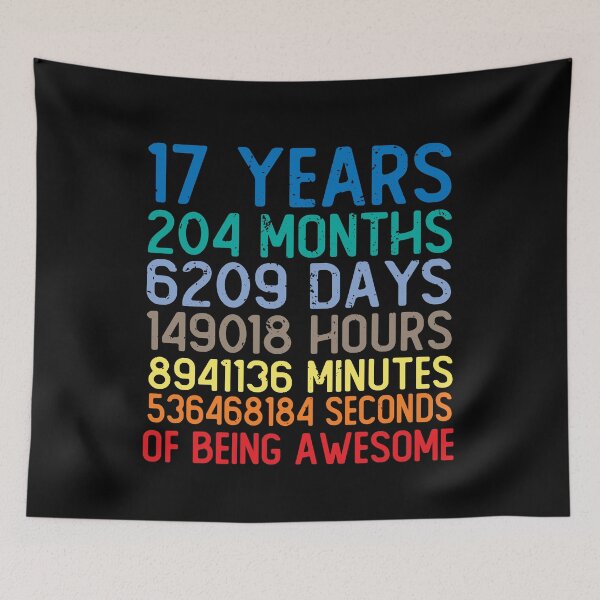 Item preview, 17 Years Old Of Being Awesome designed and sold by eulonix.