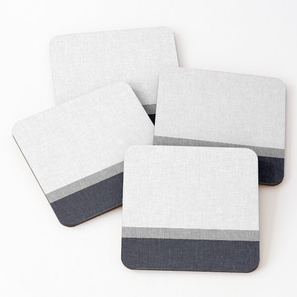 Item preview, Simple Navy Blue and Grey Stripe with Graphic Burlap Pattern designed and sold by jocelynsart.