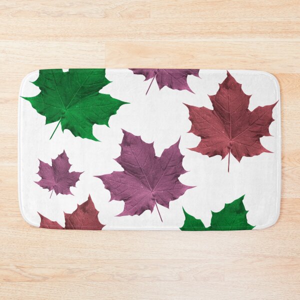 Item preview, decorative leaves colored purple variant designed and sold by CREATINERY.