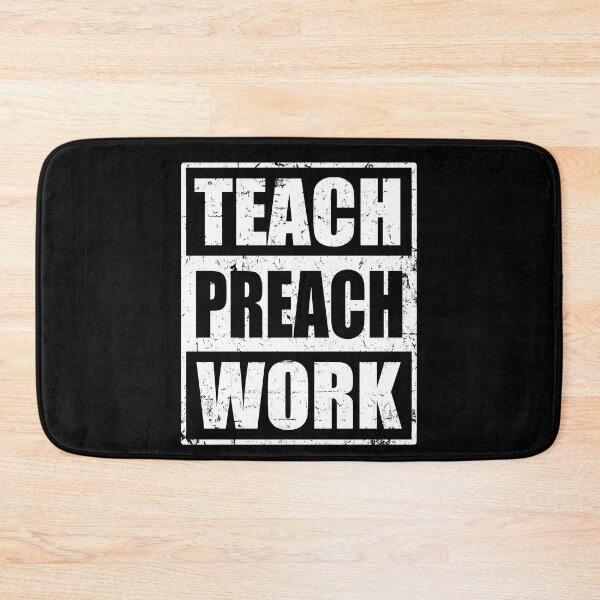 Item preview, Teach Preach Work Missionary Gift designed and sold by RiffXS.