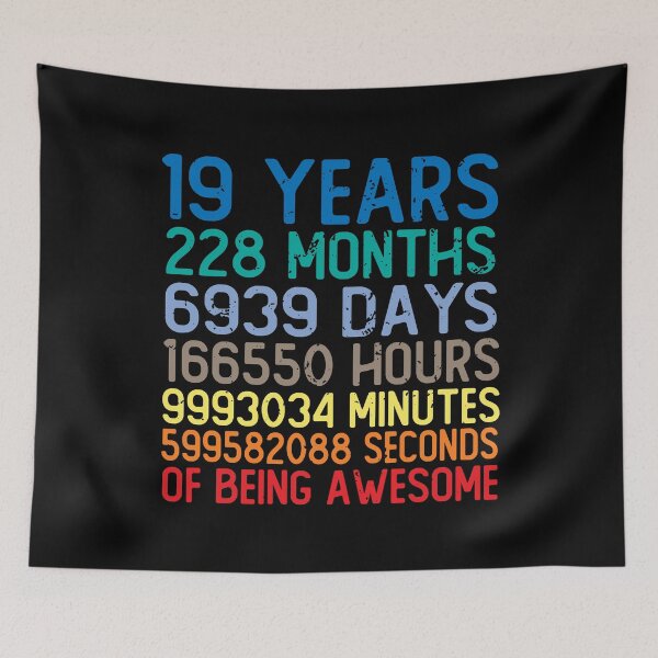 Item preview, 19 Years Old Of Being Awesome designed and sold by eulonix.