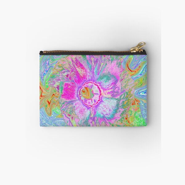Item preview, Psychedelic Hot Pink and Ultra-Violet Hibiscus designed and sold by myrubiogarden.