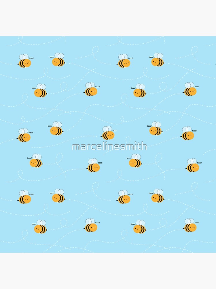 Kawaii Buzzy Bumble Bees by marcelinesmith