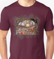 American Goldfinch in Winter Unisex T-Shirt
