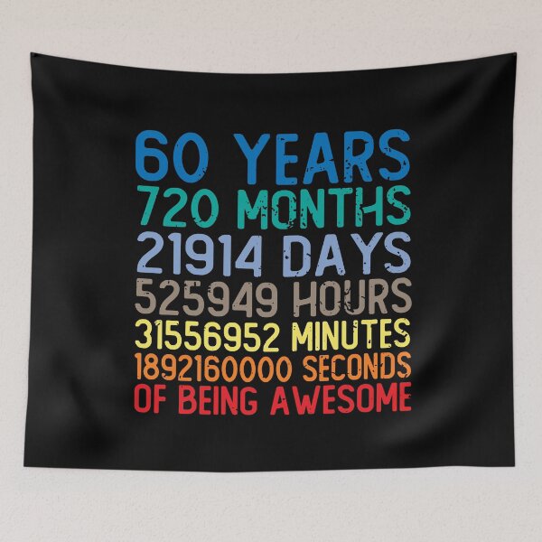 Item preview, 60 Years Old Of Being Awesome designed and sold by eulonix.