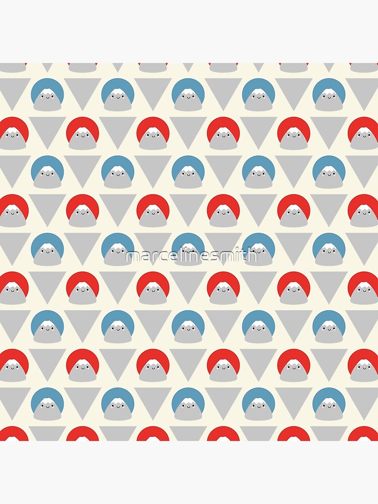 Thumbnail 4 of 4, Pillow, Mt Fuji Dots designed and sold by marcelinesmith.
