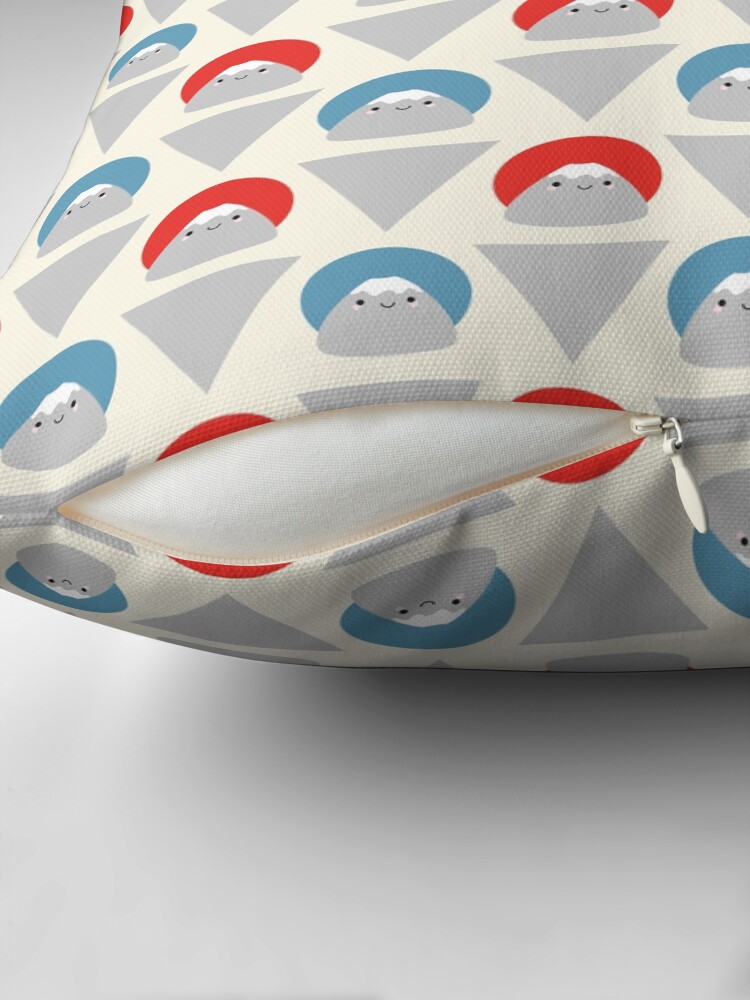 Thumbnail 2 of 4, Pillow, Mt Fuji Dots designed and sold by marcelinesmith.