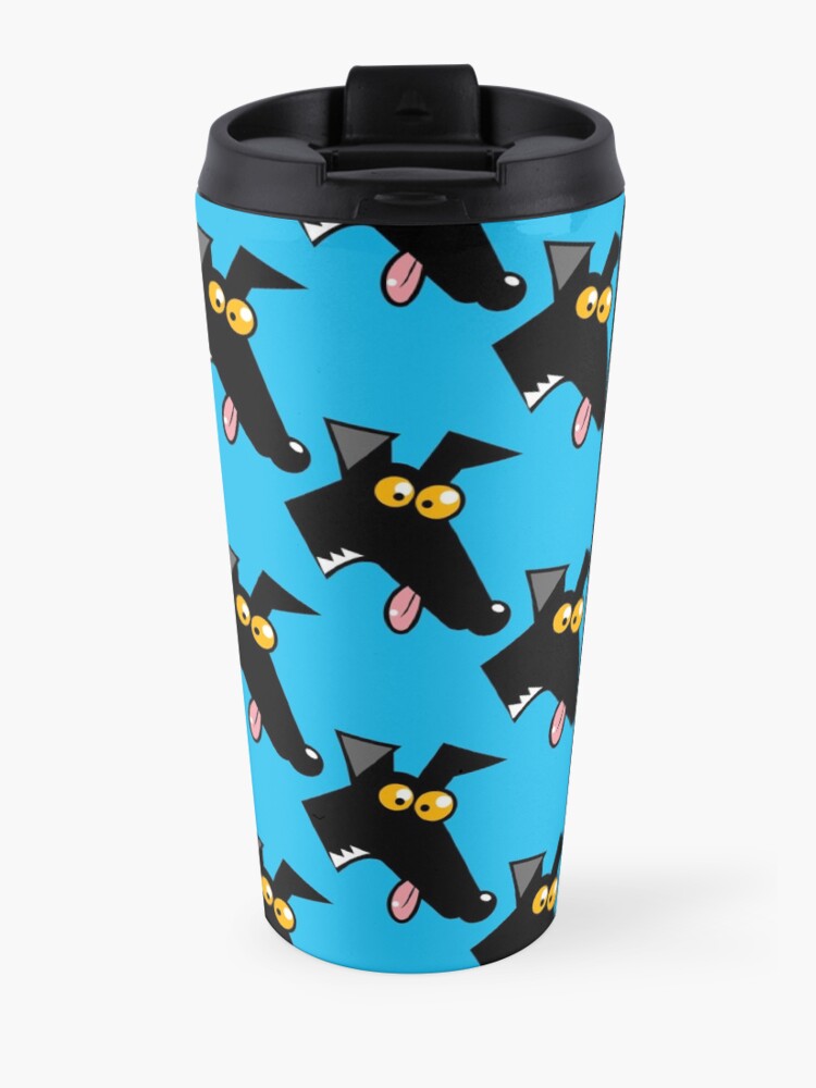Alternate view of Seamless Derp: Blue Travel Mug