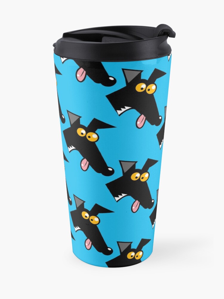 Alternate view of Seamless Derp: Blue Travel Mug