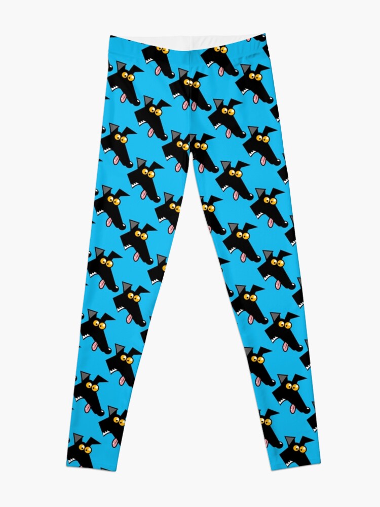 Alternate view of Seamless Derp: Blue Leggings