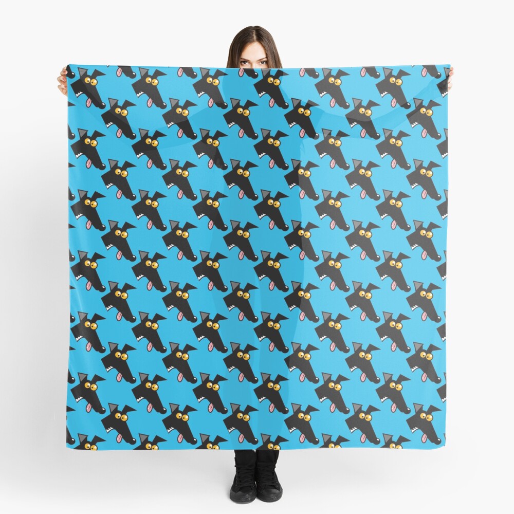 Seamless Derp: Blue Scarf