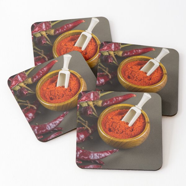 Item preview, Hungarian paprika in wooden bowl with scoop designed and sold by Andy Chisholm.
