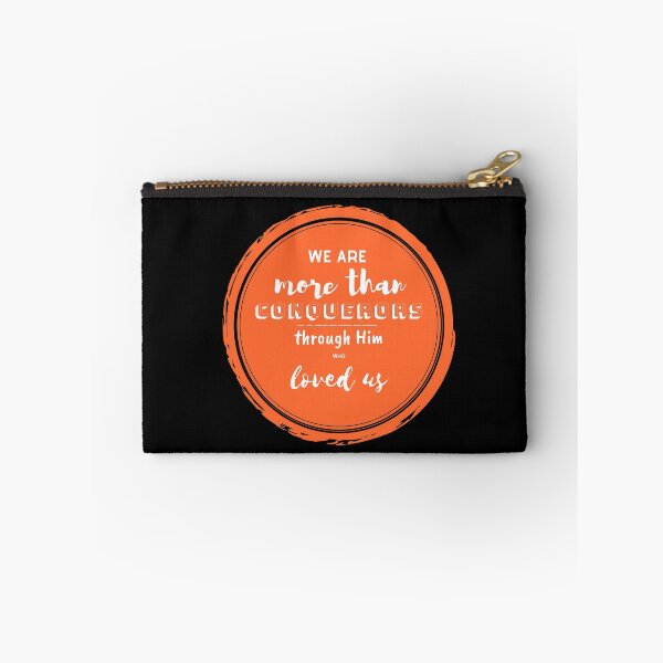 Item preview, Christian quote more than conquerors designed and sold by pureheartvision.