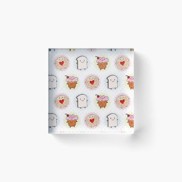Kawaii Afternoon Tea Acrylic Block