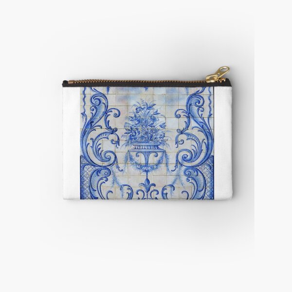 Item preview, Portuguese tiles azulejo pattern in blue and white designed and sold by JustynaWarsaw.