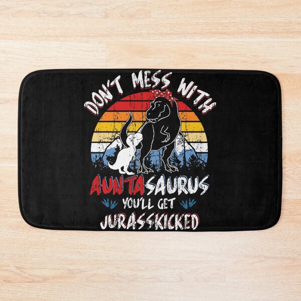 Item preview, Auntasaurus Jurasskicked T-rex Vintage Throwback Dinosaur Womens  designed and sold by Dolphin Graphic.