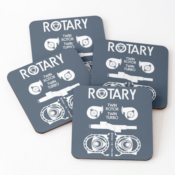 Item preview, Rotary Engine Parts - White Text & Steel Blue designed and sold by UKMatt2000.