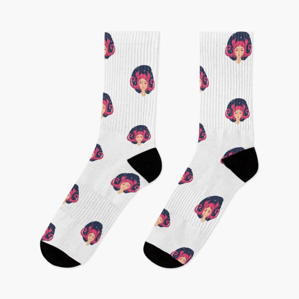 Item preview, Hairy Girl with Cosmic Background Art designed and sold by TextyQuotes.