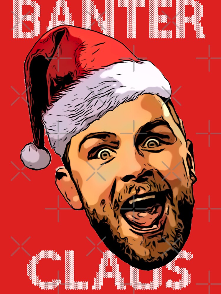 Thumbnail 7 of 7, Classic T-Shirt, Banter Claus (White Text) designed and sold by srbpodcast.