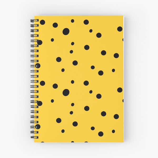 Aperçu de l'œuvre Points noirs sur fond jaune créée et vendue par AxRiiseDesign.