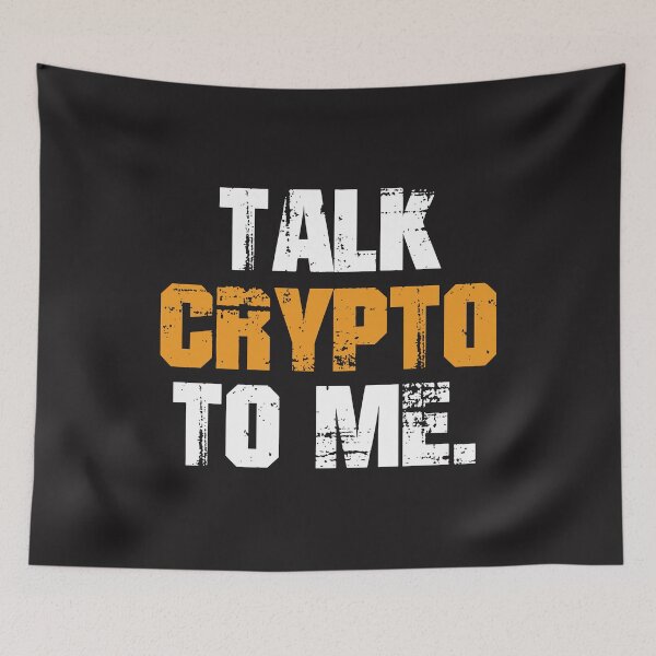 Item preview, Talk Crypto Bitcoin designed and sold by waldemarriefert.