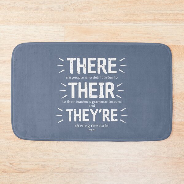 Item preview, There Their They're Funny English Grammar Teacher Appreciation Gift  designed and sold by alenaz.
