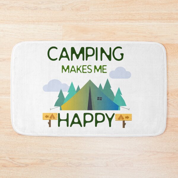 Item preview, Camping Lovers - Camping Makes Me Happy Design designed and sold by MclaughlinGifts.