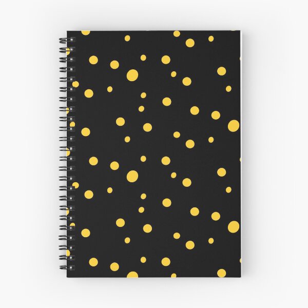 Item preview, Yellow Dots on Black Background designed and sold by AxRiiseDesign.