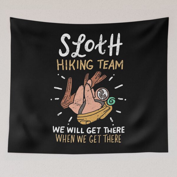 Item preview, Sloth Hiking Team designed and sold by 4tomic.