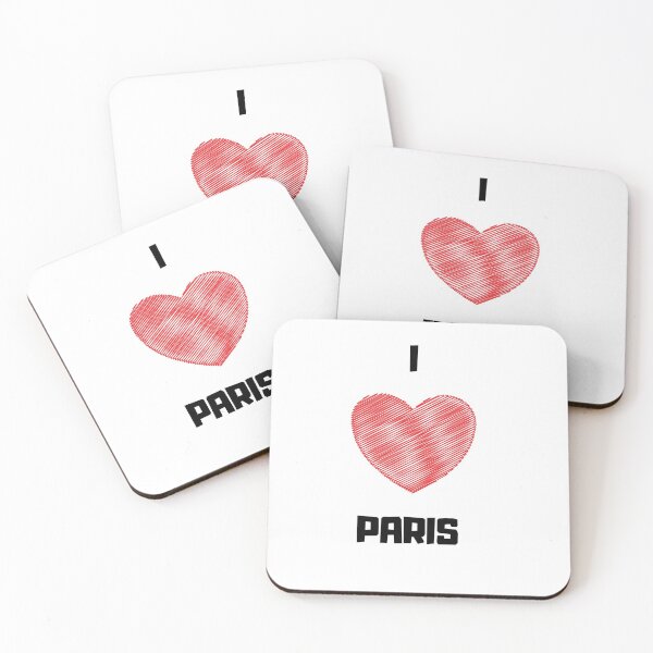 Item preview, I Love Paris designed and sold by TextyQuotes.