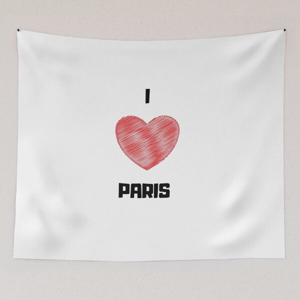 Item preview, I Love Paris designed and sold by TextyQuotes.