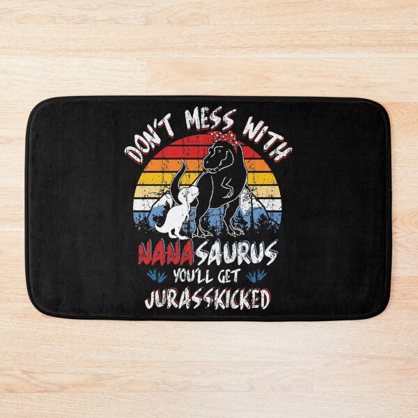 Item preview, Nanasaurus Jurasskicked T-rex Vintage Throwback Dinosaur Womens  designed and sold by Dolphin Graphic.