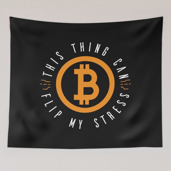 Item preview, bitcoin stress crypto designed and sold by waldemarriefert.