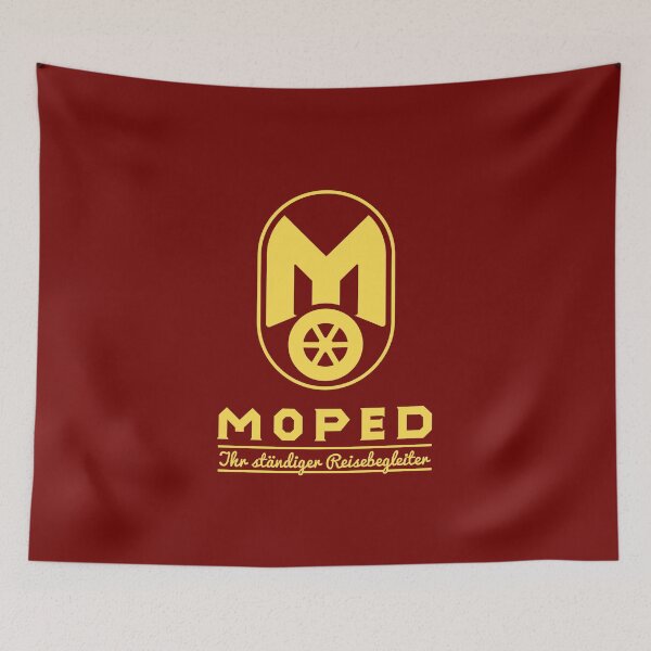 Item preview, Moped Mitropa Logo Parodie - your constant travel companion designed and sold by VEB Ostladen.