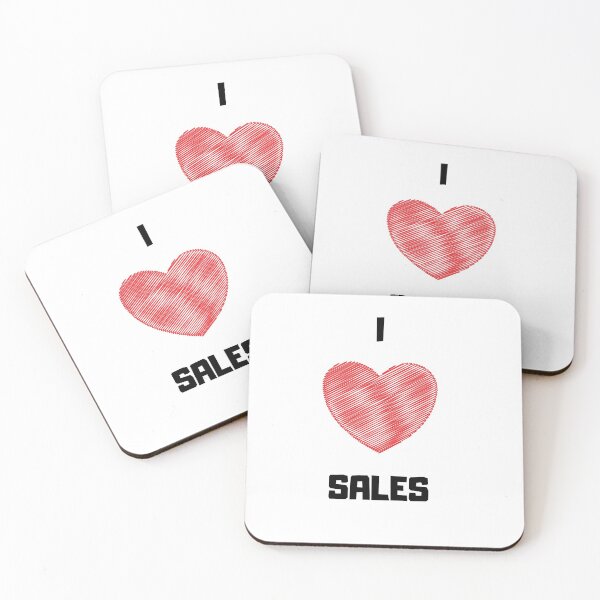 Item preview, I Love Sales designed and sold by TextyQuotes.