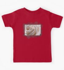 Long-Stemmed White Rose Kids Tee