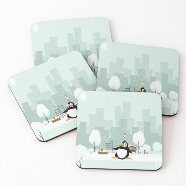 Item preview, Percius The Penguin In The City designed and sold by MclaughlinGifts.