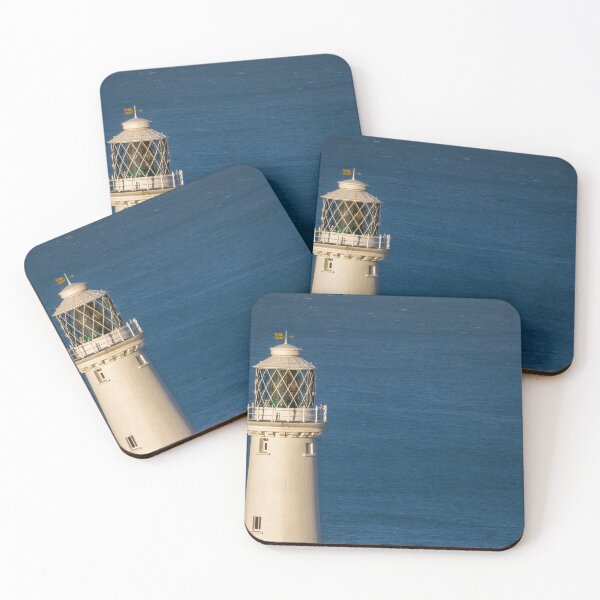 Item preview, Lighthouse tower and beacon with sea as copyspace. designed and sold by Andy Chisholm.